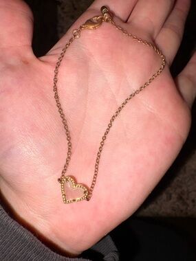 Kendra Scott Gold Heart Pendant Bracelet - Women's Jewelry